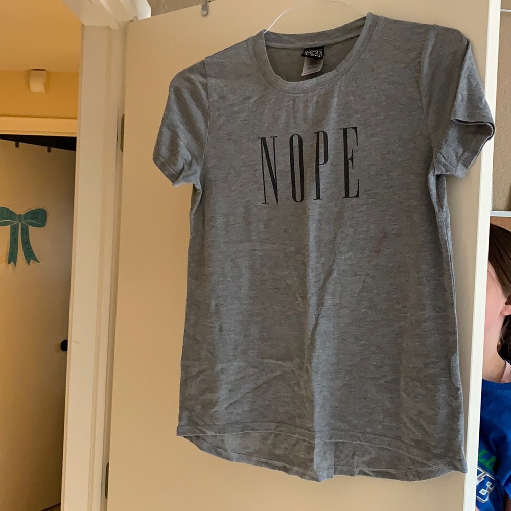 Black shirt. Good condition